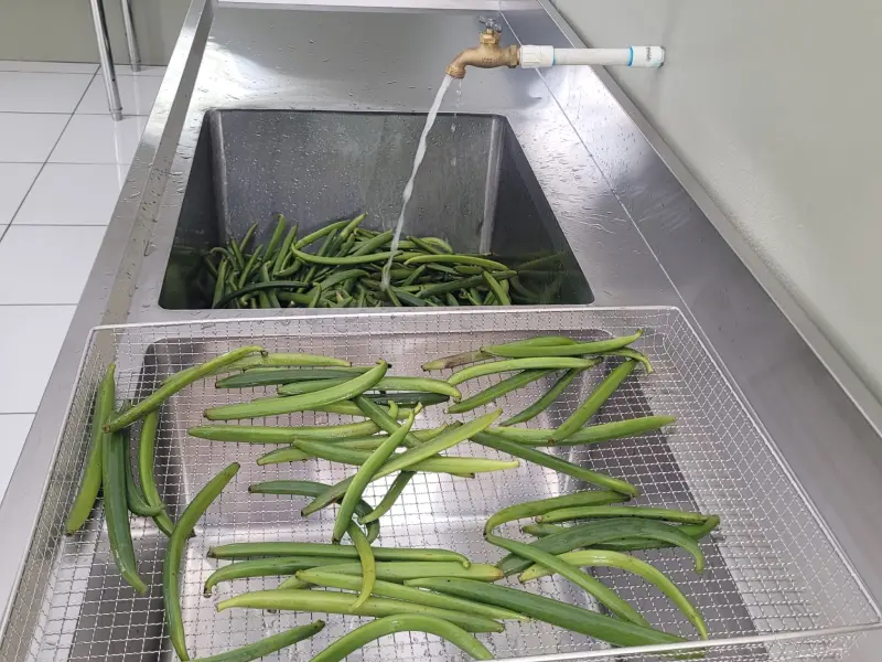 Wash area