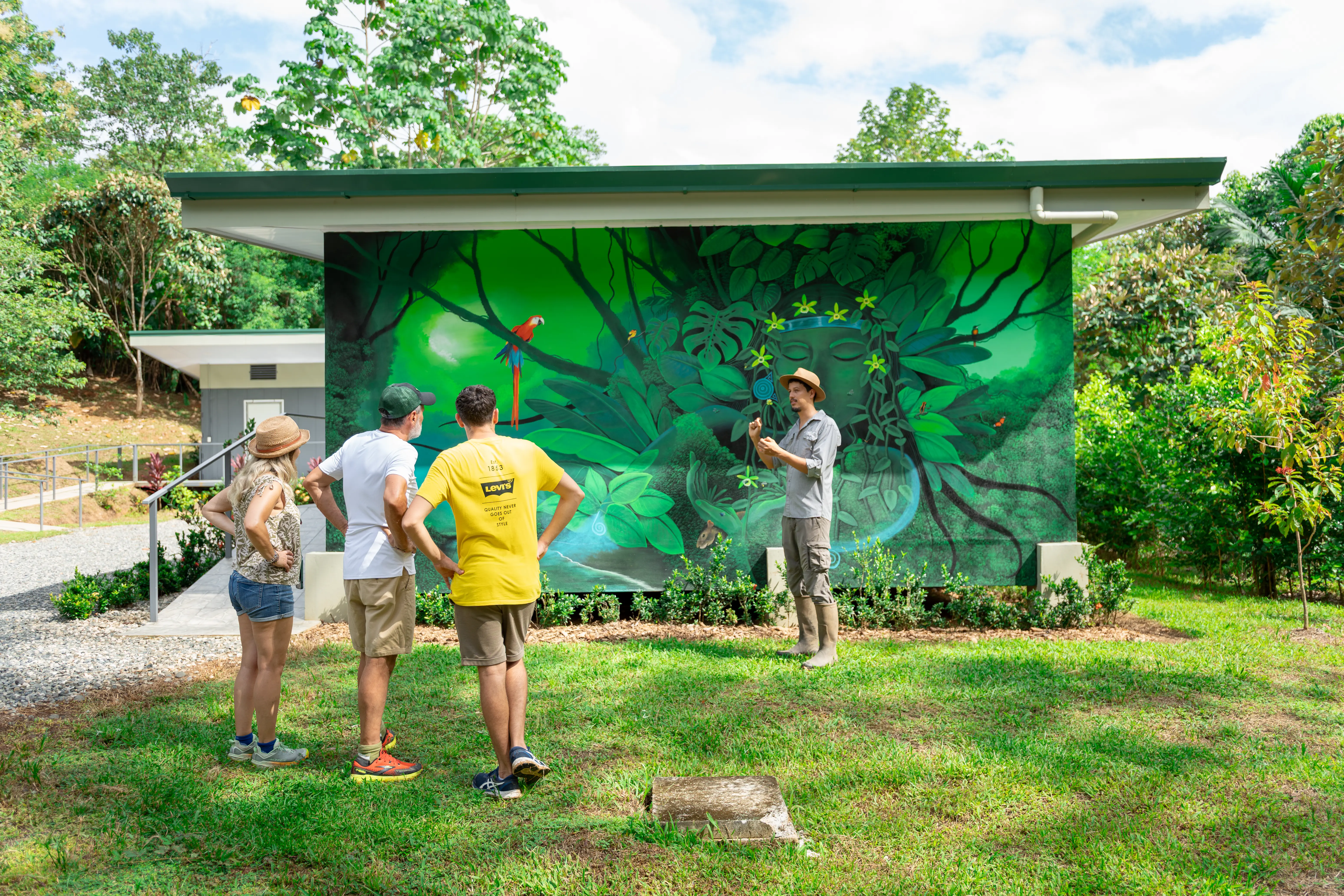 Mural de vainilla